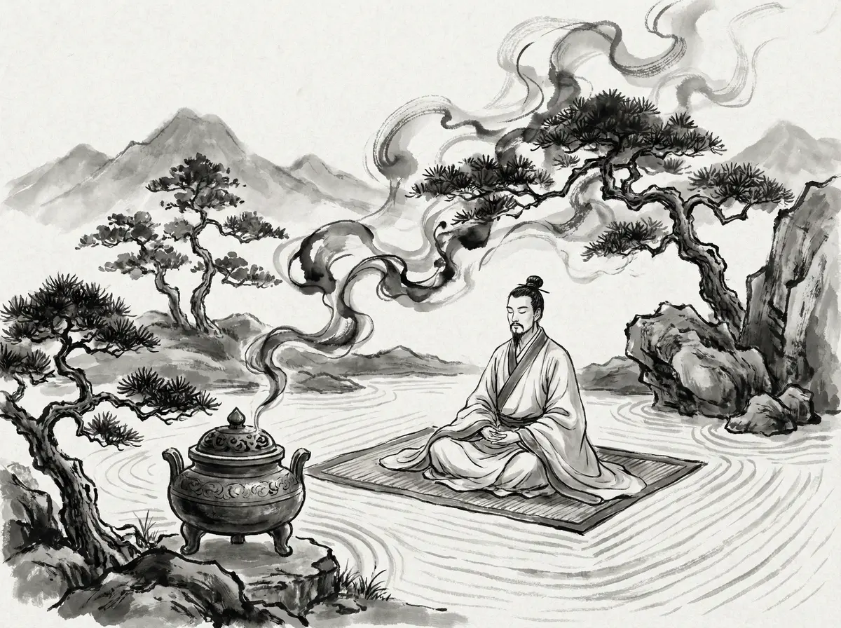 澳门娱乐城澳门娱乐城中的禅意空间水墨画